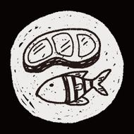 doodle fish meat N7