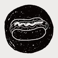hot dog doodle N9