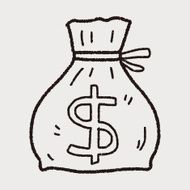 doodle money bag N7