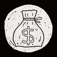 doodle money bag N8