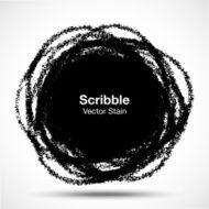 Hand Drawn in Pencil Scribble Circle