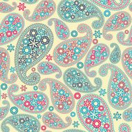 Oriental cucumbers seamless pattern N6