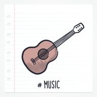 Doodle Acoustic Guitar