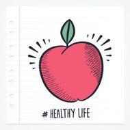 Doodle Apple Icon