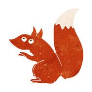 cartoon red squirrel N6