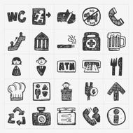doodle public sign icon N4