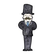 cartoon victorian man N12