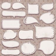 Set of special hand draw labels and banners N3