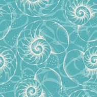 Shell seamless pattern N5