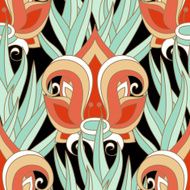 Vector seamless floral pattern N186
