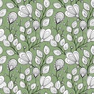 Vector seamless floral pattern N187