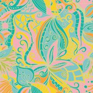 abstract hand-drawn pattern seamless doodle texture N18