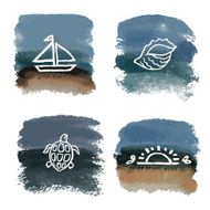 Watercolor grunge background