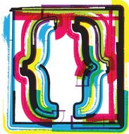 Colorful Grunge Symbol N39