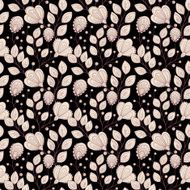 Seamless Floral Pattern (Vector) N46