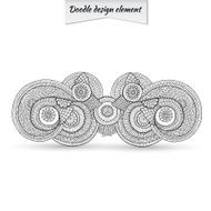 Henna Paisley Doodle Floral Design Element N2