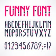 pink and gray hand-drawn font N2