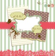 Cute scrapbook elements