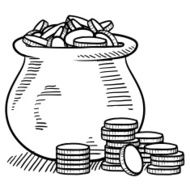 Pot of gold sketch