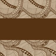 Vintage Hand-drawn abstract colorful vector pattern N2
