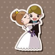wedding couple theme elements vector eps N71