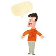 cartoon terrified man with speech bubble N267