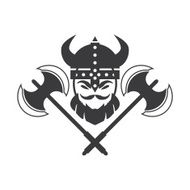 Viking icon vector illustration eps 10