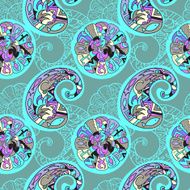 Paisley seamless pattern N21
