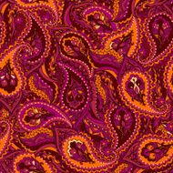 Seamless paisley Indian pattern