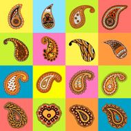 Paisley set B old