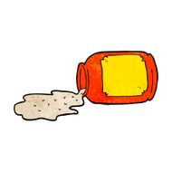 cartoon spilled jar N4