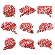 handwriting communication bubbles N2
