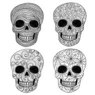 Ornament skull set