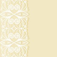 Abstract background frame border lace pattern invitation greeting card design N5