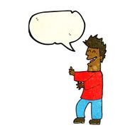 cartoon laughing man with speech bubble N24