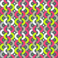 Seamless half chain grunge pattern