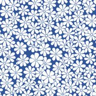 Vector seamless hand drawn natural decorative floral pattern