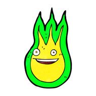 cartoon friendly fireball N30