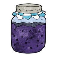 Cartoon Jam Jar N25