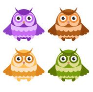 cartoon owls N20