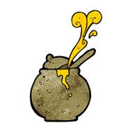 cartoon honey pot N28