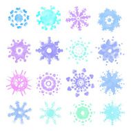 Set of snowflakes N3