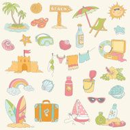 Seaside and Summer - design elements N2