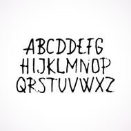 Hand drawn grunge font N5