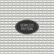 Romantic line seamless pattern with hearts Paper for scrapbook Background