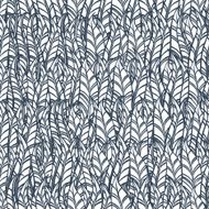 Seamless feather pattern Vector illustration N2