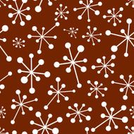 Vector seamless pattern Stylized stars organic composition