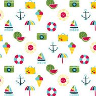Summer Icon pattern