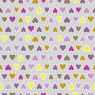 Seamless pattern with valentine hearts N4