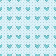 Seamless pattern with valentine hearts N5